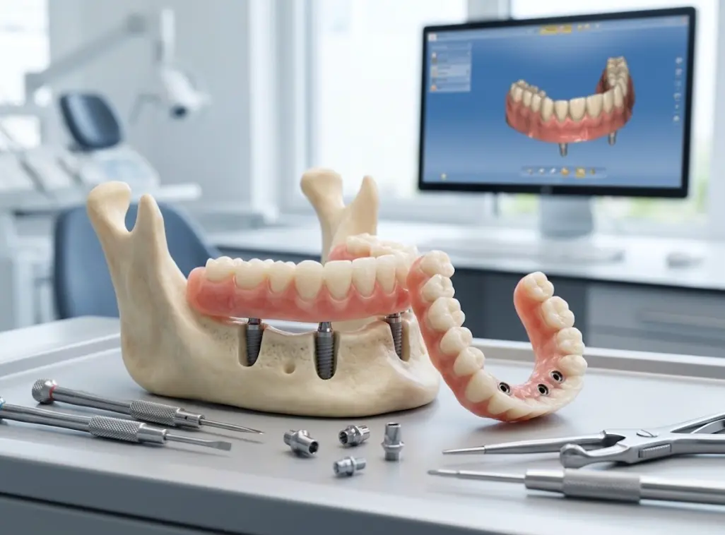 İzmir implant üstü protez tedavi planlaması